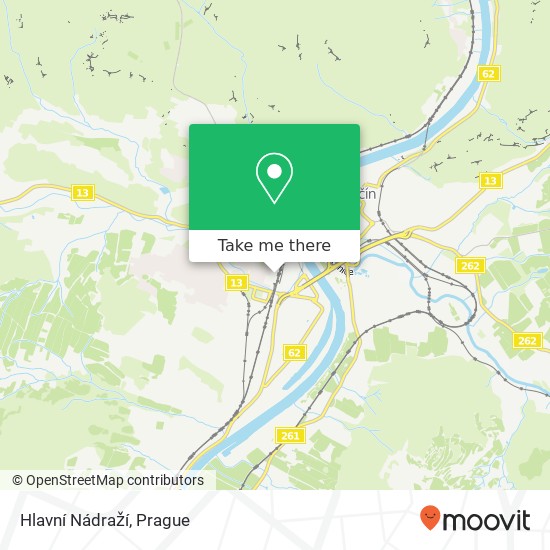 Hlavní Nádraží map