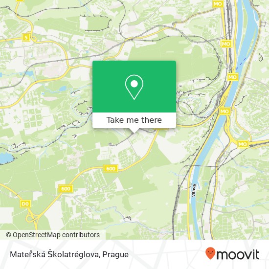 Mateřská Školatréglova map
