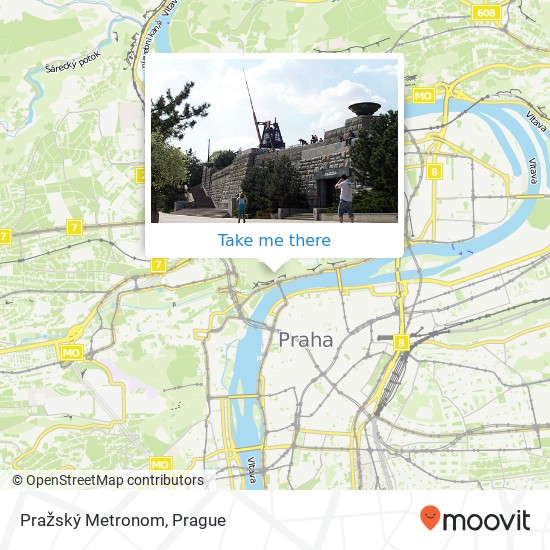 Pražský Metronom map