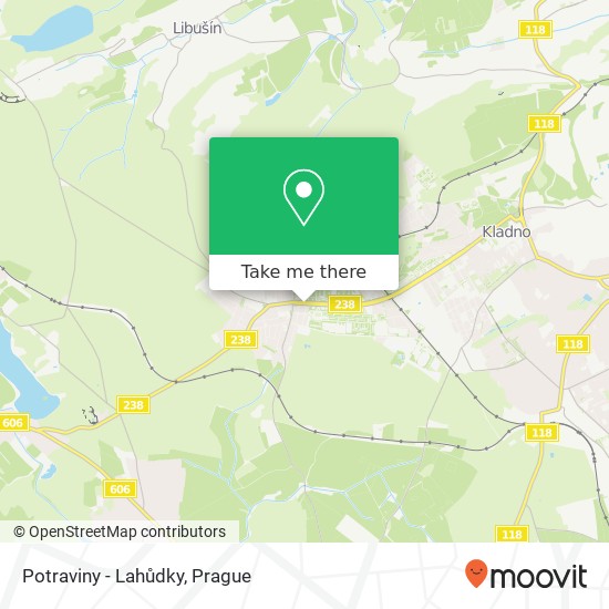 Potraviny - Lahůdky map