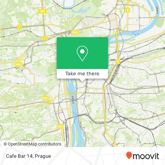 Cafe Bar 14 map