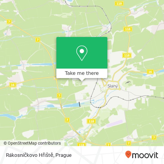 Rákosníčkovo Hřiště map