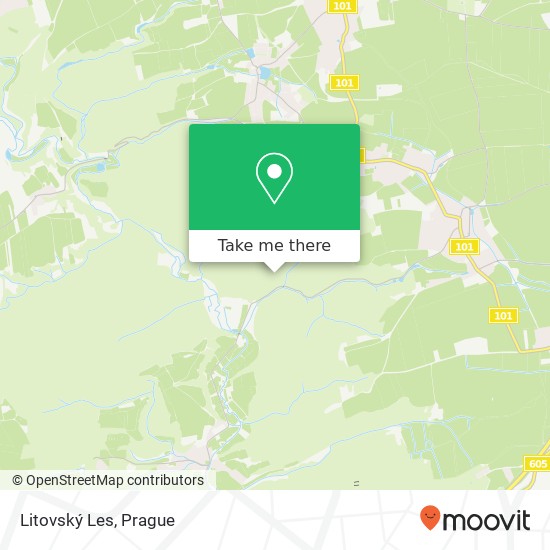 Litovský Les map