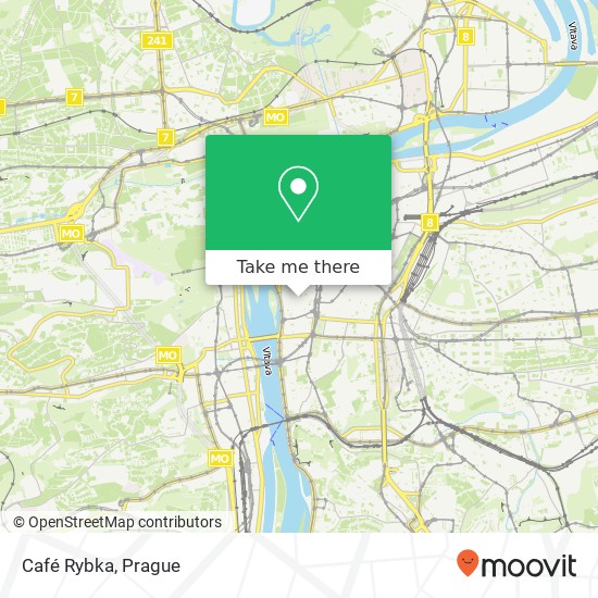 Café Rybka map