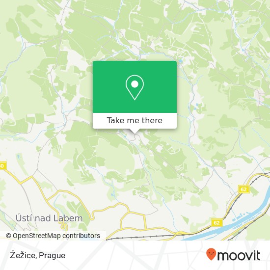 Žežice map