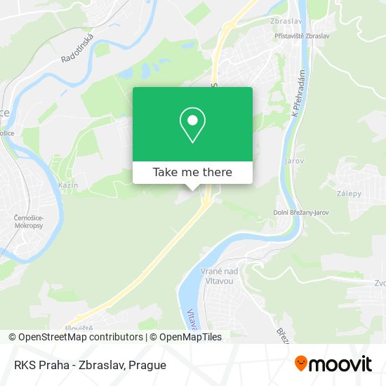 RKS Praha - Zbraslav map