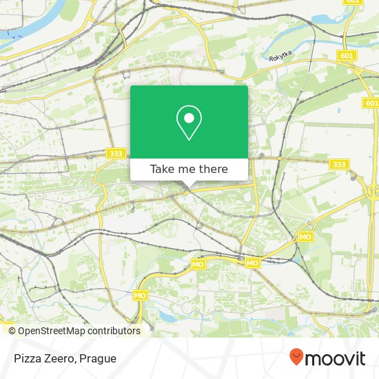 Pizza Zeero map