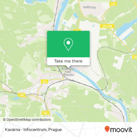 Kavárna - Infocentrum map