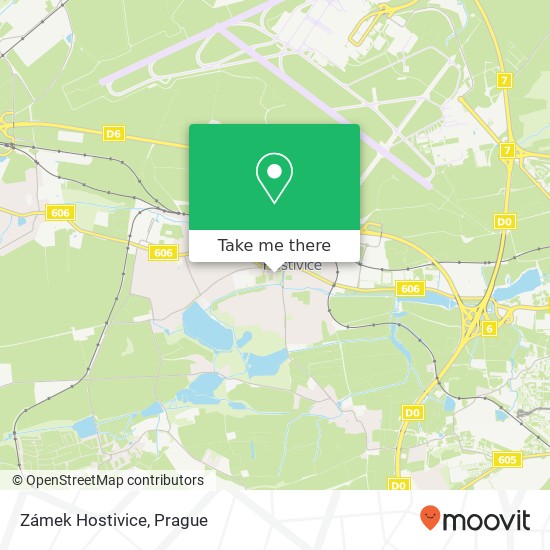 Zámek Hostivice map