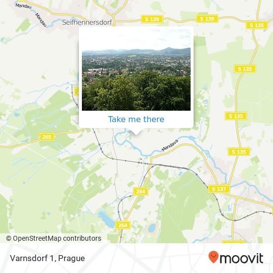 Varnsdorf 1 map