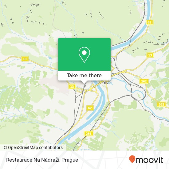 Restaurace Na Nádraží map