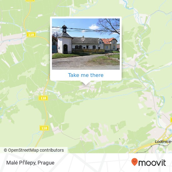 Malé Přílepy map