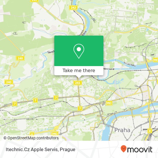 Itechnic.Cz Apple Servis map