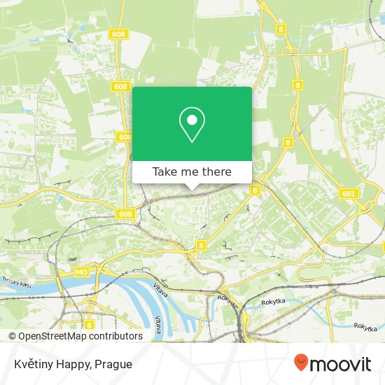 Květiny Happy map