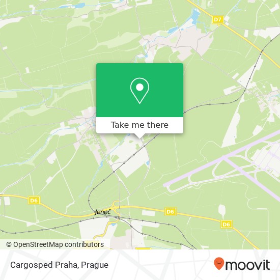 Cargosped Praha map