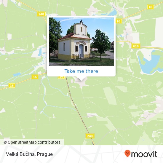 Velká Bučina map