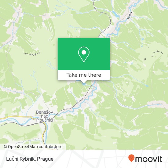 Luční Rybník map