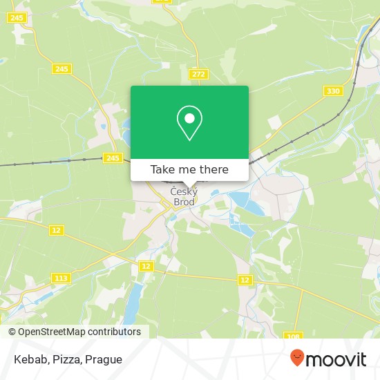 Kebab, Pizza map