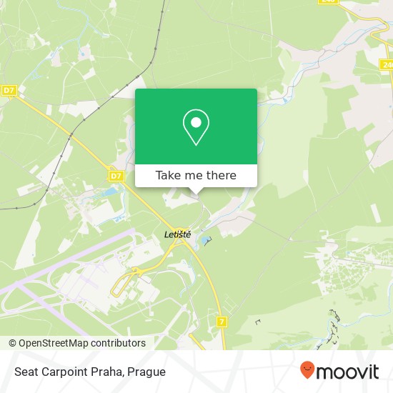 Seat Carpoint Praha map