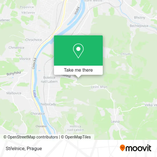 Карта Střelnice