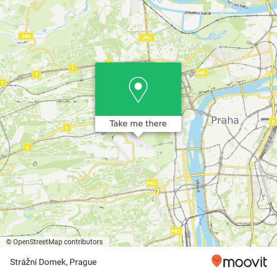 Strážní Domek map