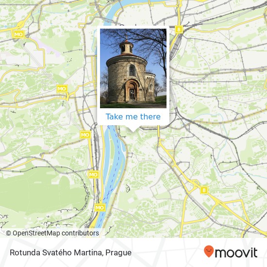 Rotunda Svatého Martina map