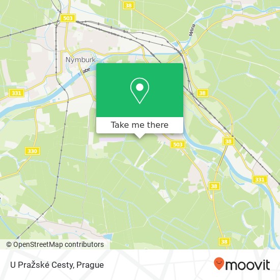 U Pražské Cesty map