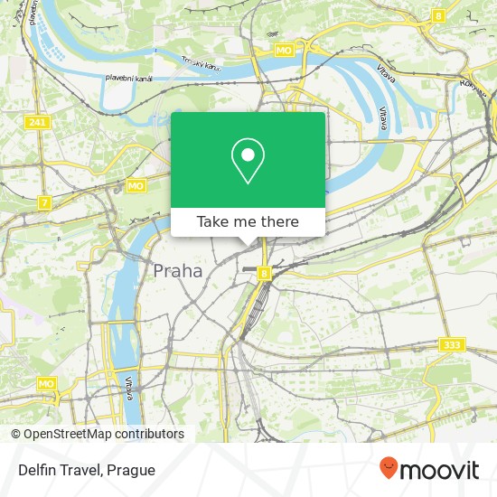 Delfin Travel map