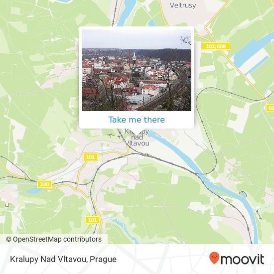 Карта Kralupy Nad Vltavou