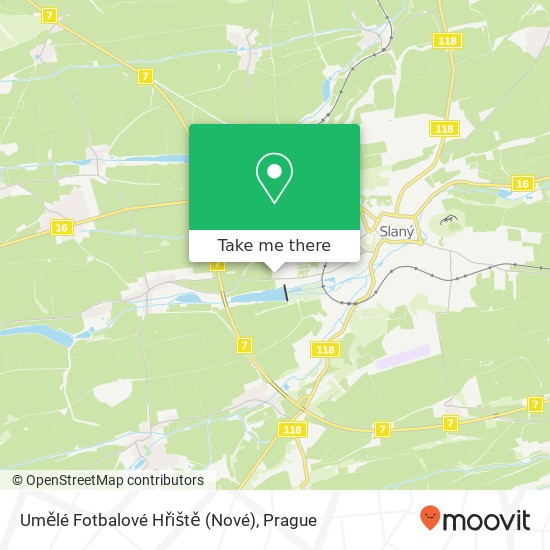 Umělé Fotbalové Hřiště (Nové) map