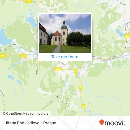 Jiřetín Pod Jedlovou map