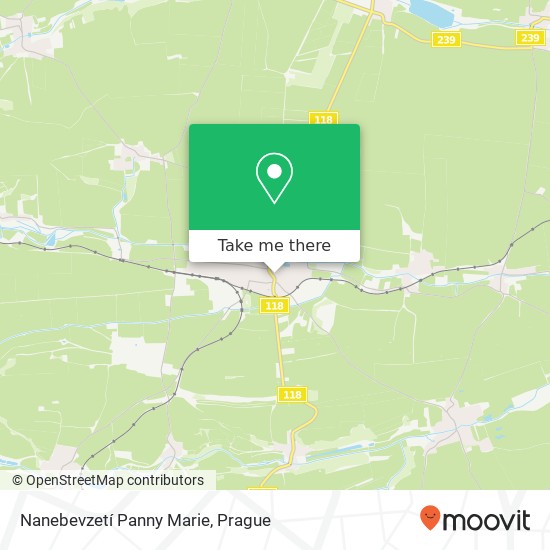 Nanebevzetí Panny Marie map