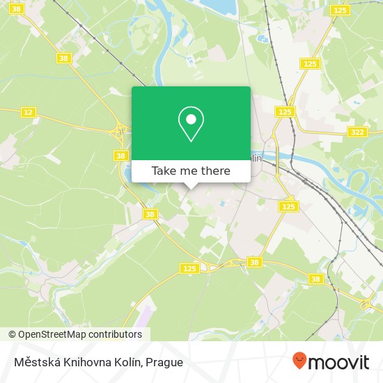 Městská Knihovna Kolín map