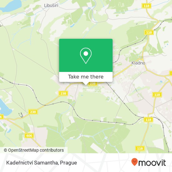 Kadeřnictví Samantha map