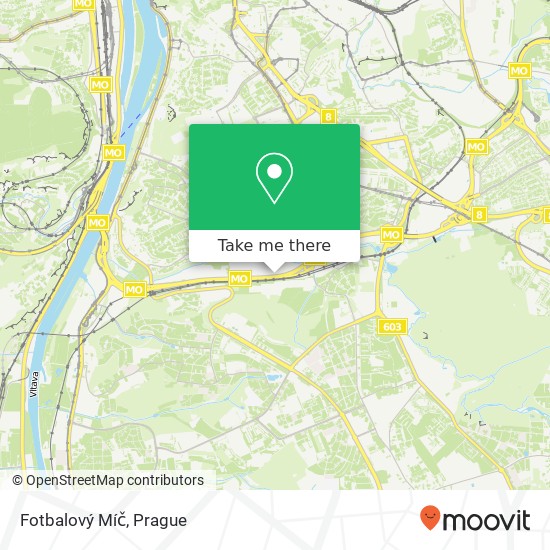 Fotbalový Míč map