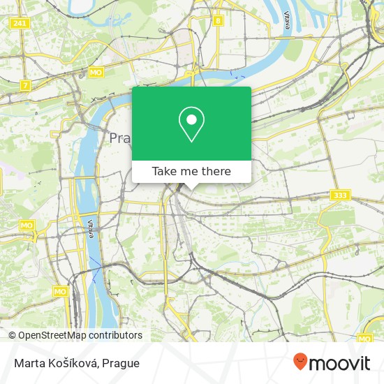 Marta Košíková map