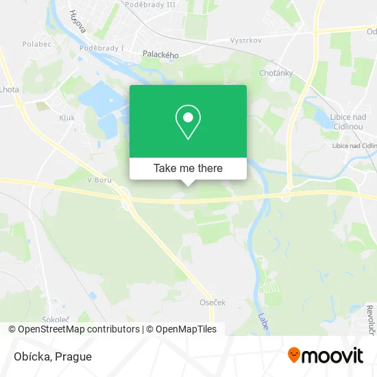 Карта Obícka