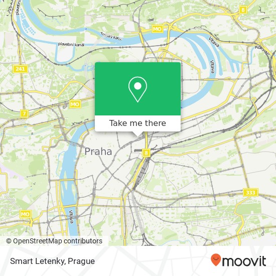 Smart Letenky map