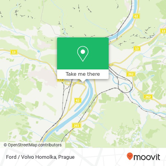 Карта Ford / Volvo Homolka