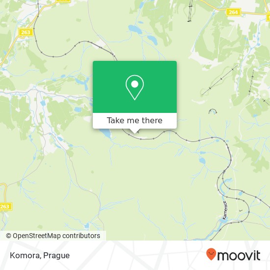 Komora map