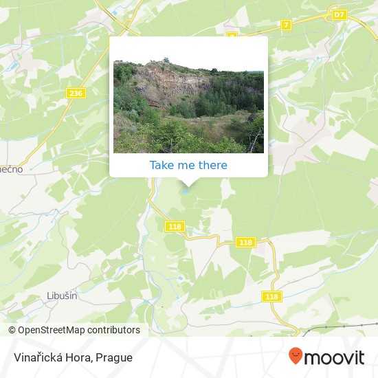 Vinařická Hora map