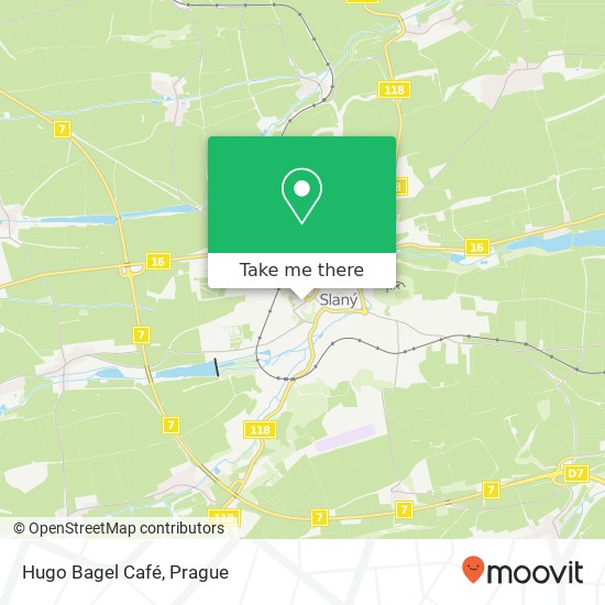 Hugo Bagel Café map