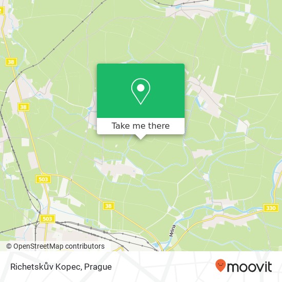 Richetskův Kopec map