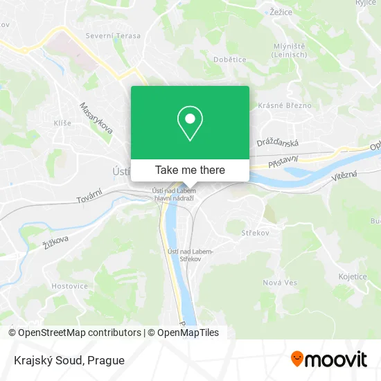 Карта Krajský Soud