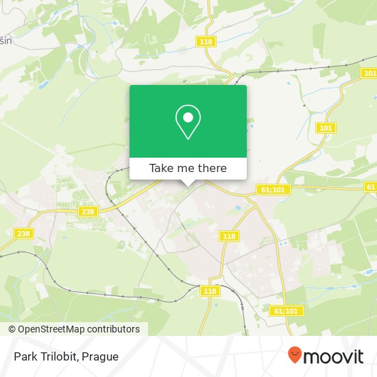 Park Trilobit map