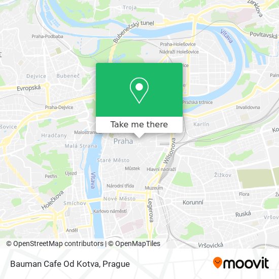 Bauman Cafe Od Kotva map