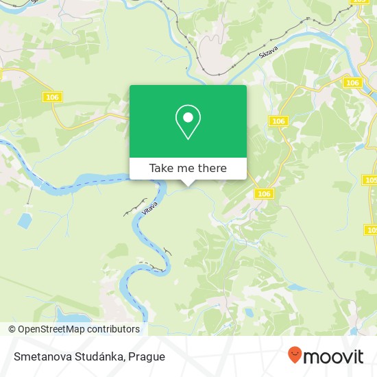 Smetanova Studánka map