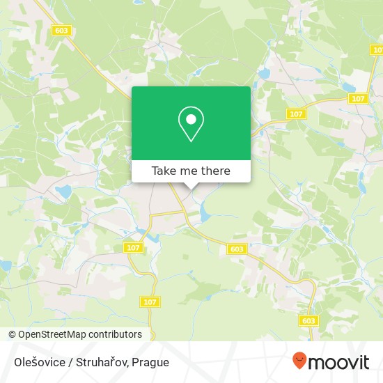 Olešovice / Struhařov map