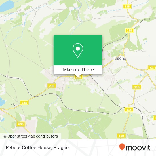 Rebel's Coffee House map