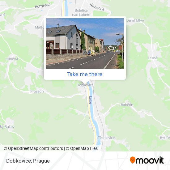 Карта Dobkovice